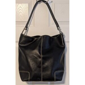 Bellerose Black Shoulder Bag Womens Top Handle Handbag Designer VERY NICE!